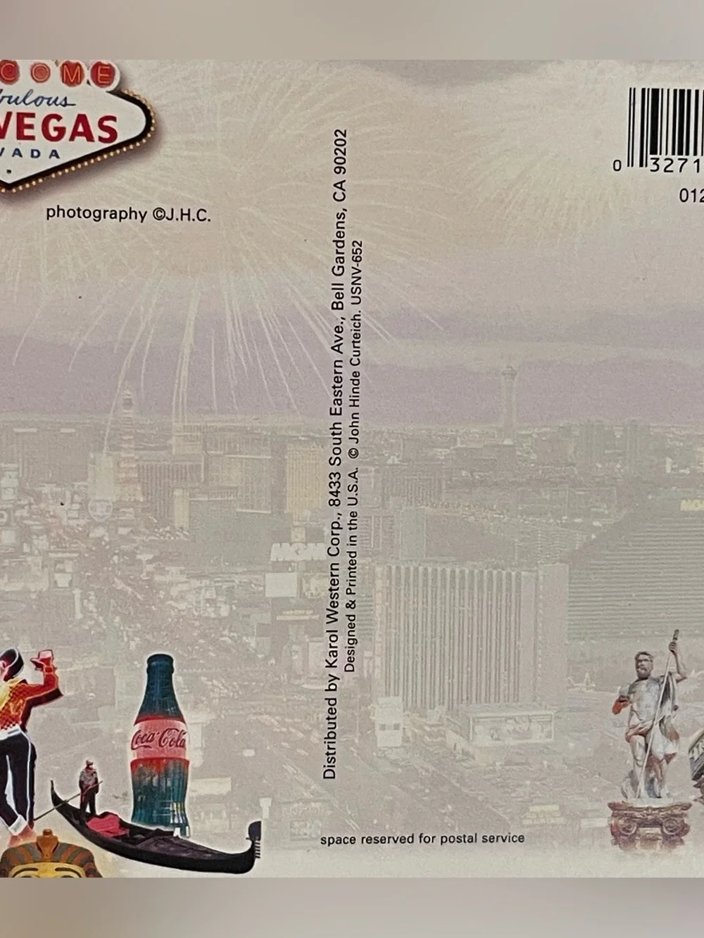 Postcard  Las Vegas Hotel Casino Treasure Island  Pirate Nevada Vintage